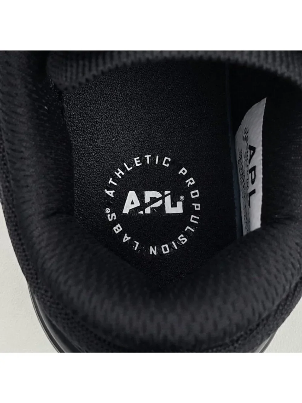 APL TechLoom Pro Black Black White Women’s Size 5 Athletic Knit Running Shoes - Picture 13 of 16